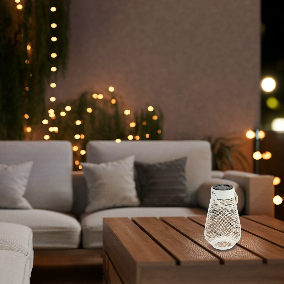 Lampa LED exterior solara Tapolca, alb, 0,16W, IP44, Rabalux, 77176