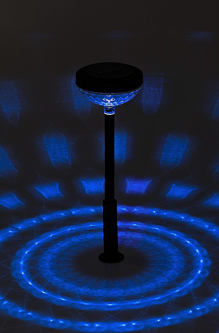 Lampa LED exterior solara Monor, negru, 0,1W, IP44, Rabalux, 77177