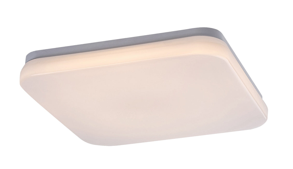 Plafoniera LED exterior Lowar, alb, 18W, 1100lm, 3000K, 4000K, 6000K, D.28.5cm, IP44, Rabalux, 77181