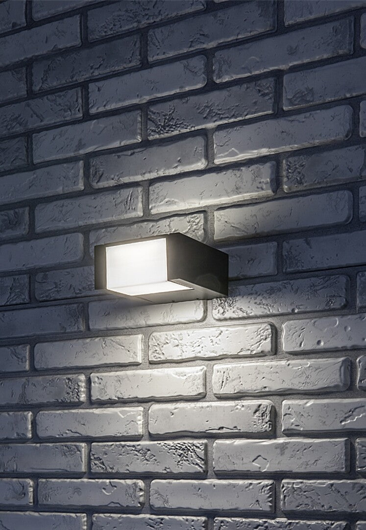 Aplica LED exterior Cubbington, negru, 10W, 720lm, 4000K, IP54, Rabalux, 77183