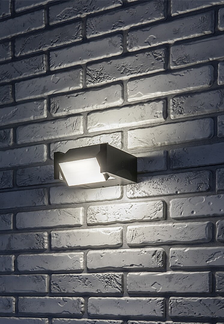 Aplica LED exterior Cubbington, negru, 10W, 720lm, 4000K, IP54, Rabalux, 77183