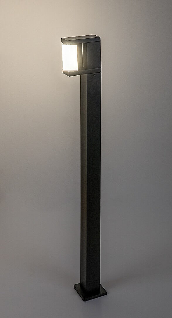 Stalp exterior LED Cubbington, negru, 10W, 740lm, 4000K, H.105, IP54, Rabalux, 77184