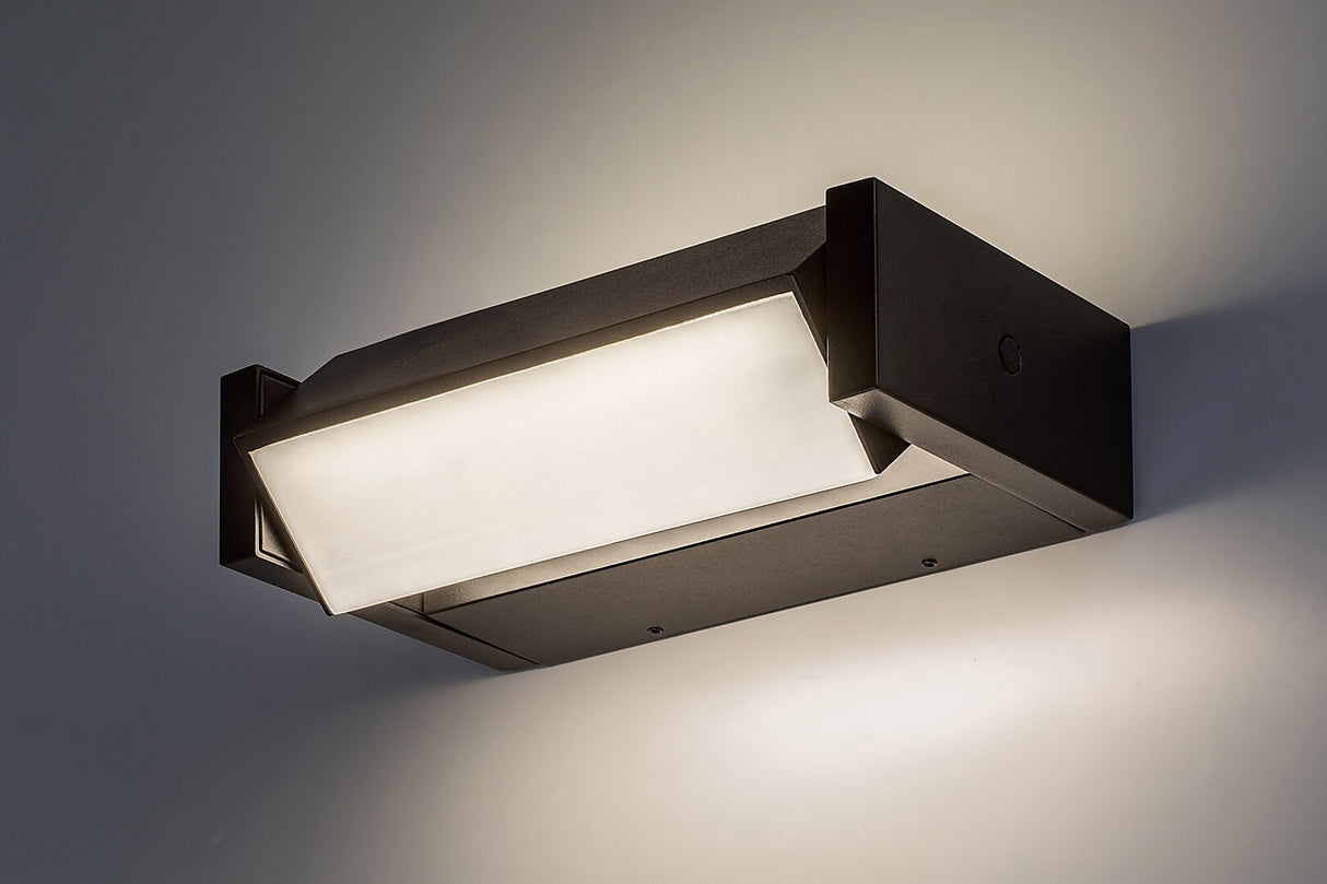 Aplica LED exterior Cubbington, negru, 18W, 1460lm, 4000K, IP54, Rabalux, 77185