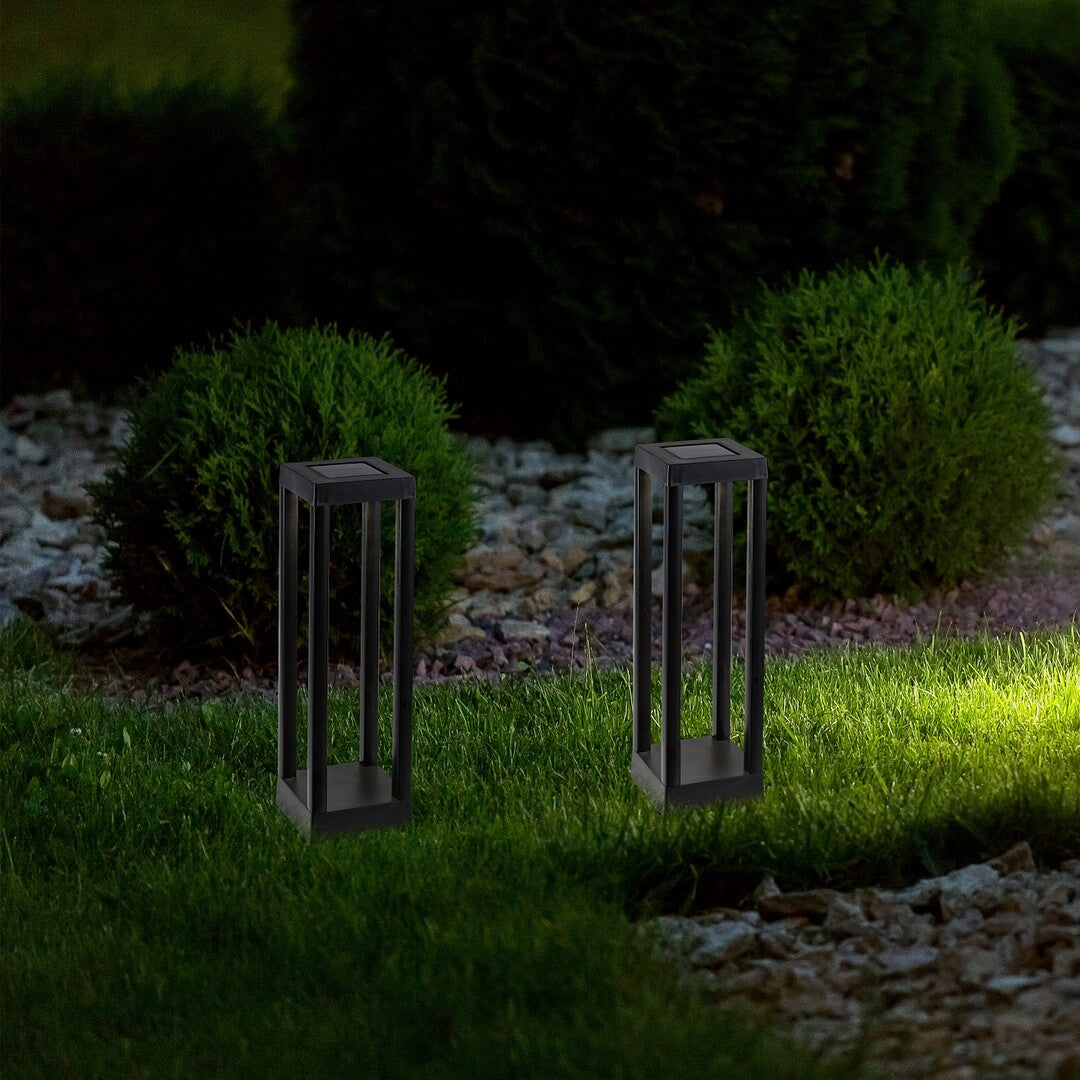 Lampa LED exterior solara Cong, negru, 0,18W, 6lm, 4000K, IP44, Rabalux, 77186