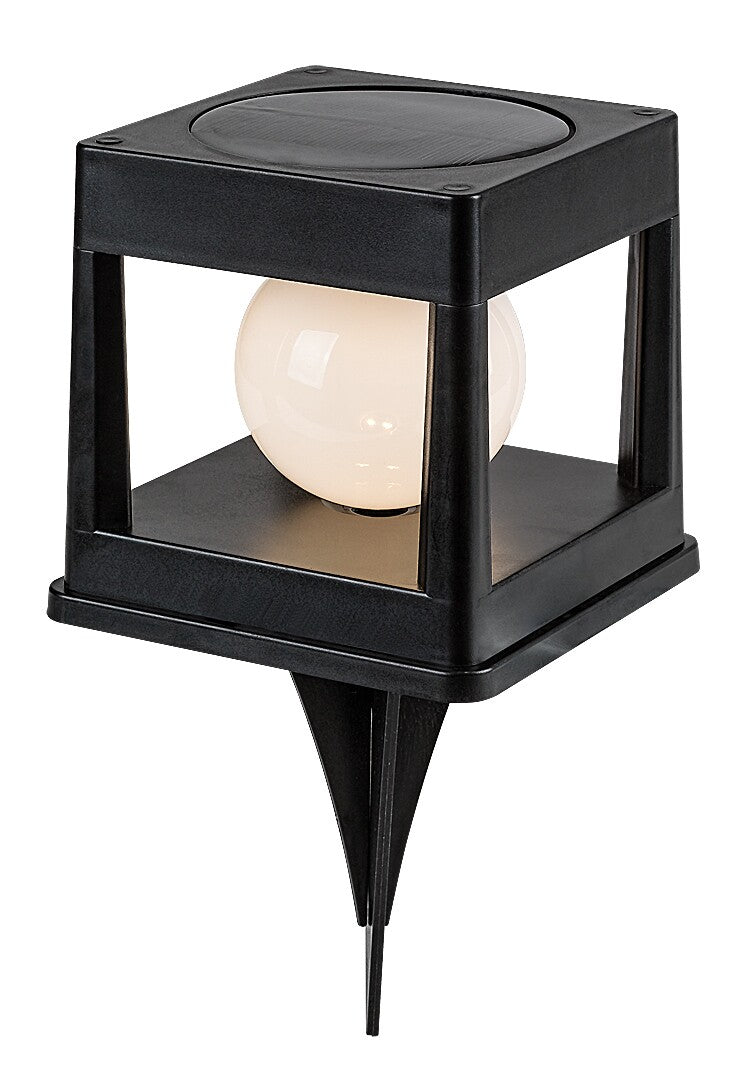 Lampa LED exterior solara Holne, negru, 0,3W, IP44, Rabalux, 77188