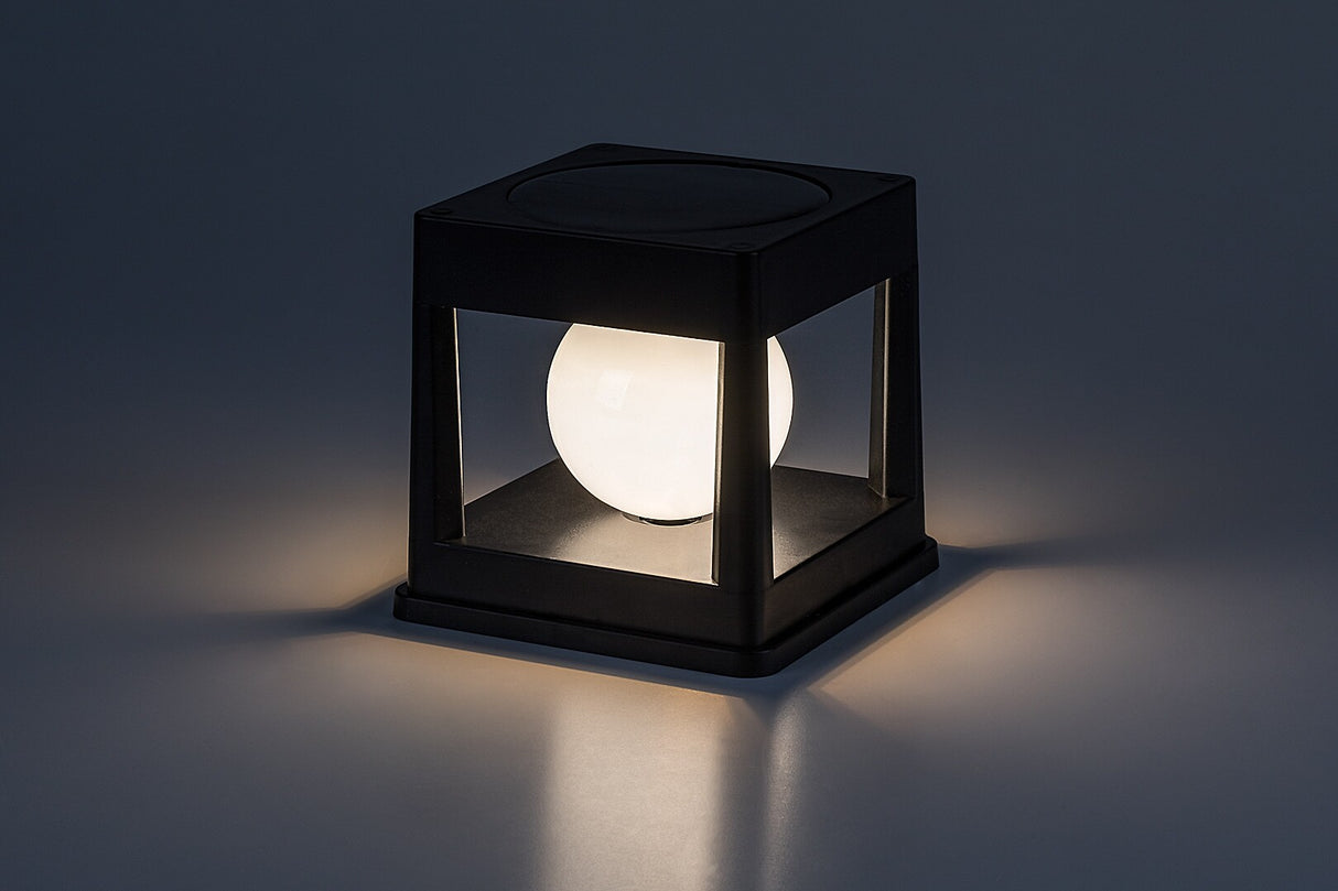 Lampa LED exterior solara Holne, negru, 0,3W, IP44, Rabalux, 77188