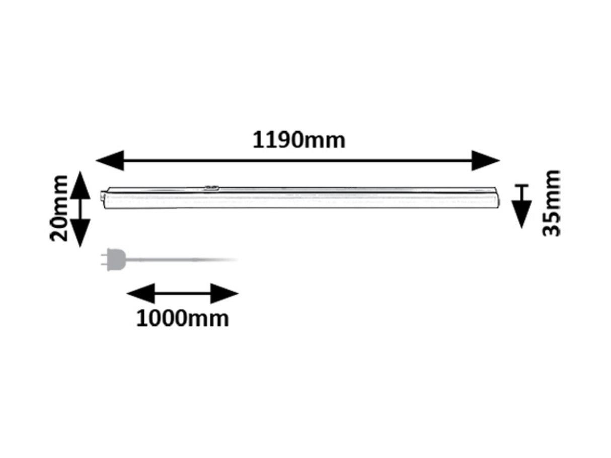 Corp led Bareg, negru, LED 16W, 1400lm, 3000/4000K, IP20, Rabalux, 78015