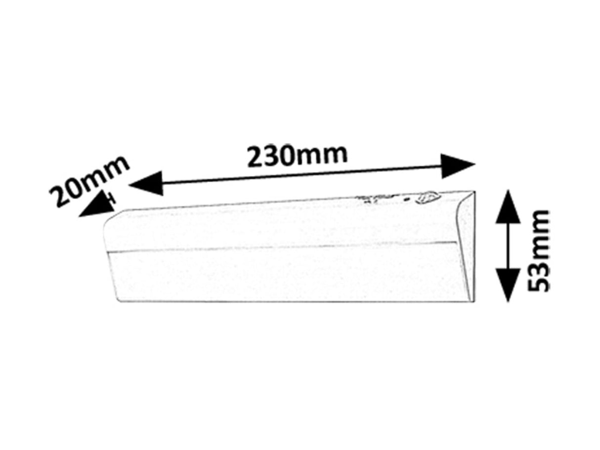 Corp led Jelora, alb mat, LED 0,5W, 50lm, 4000K, IP20, Rabalux, 78017