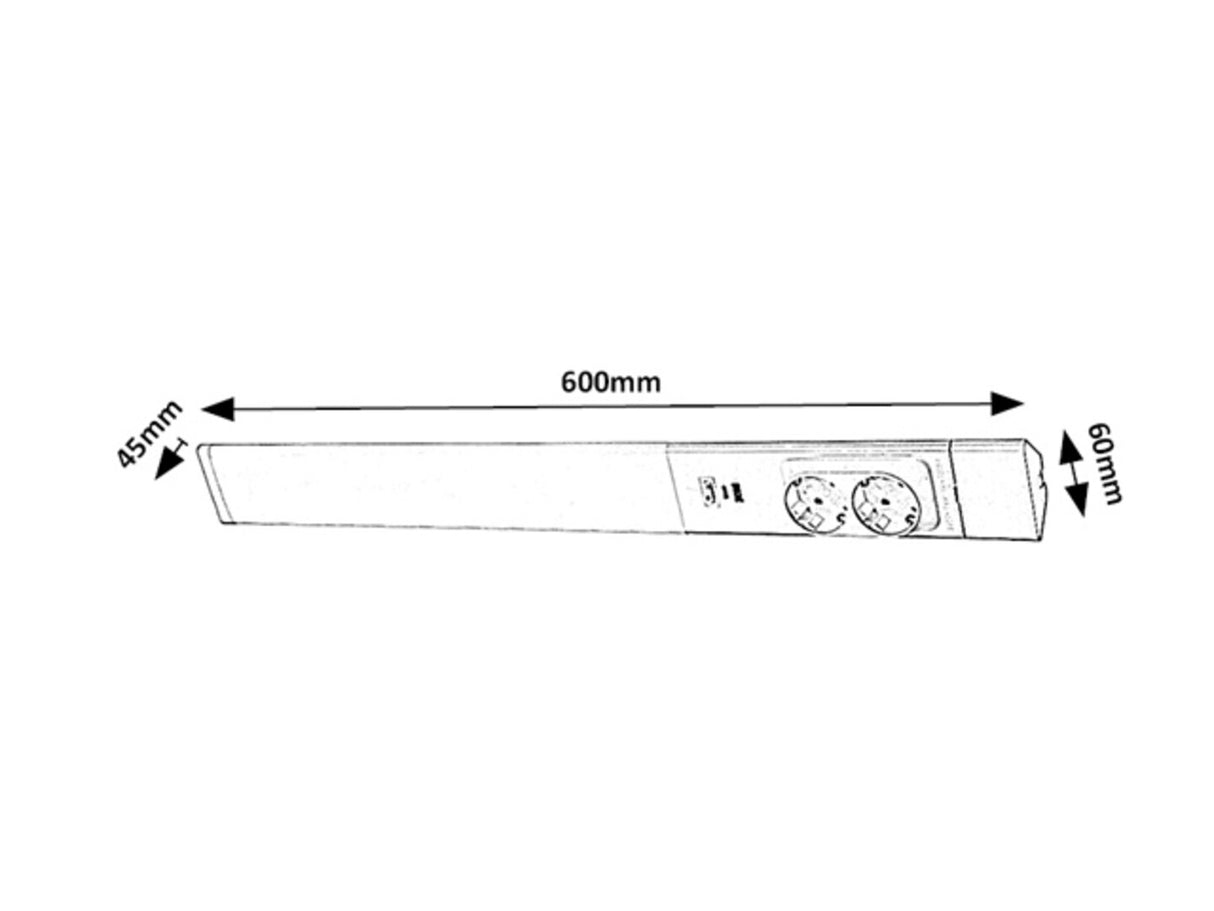 Corp led Bilal, alb mat, LED 18W, 1750lm, 4000K, IP20, Rabalux, 78032