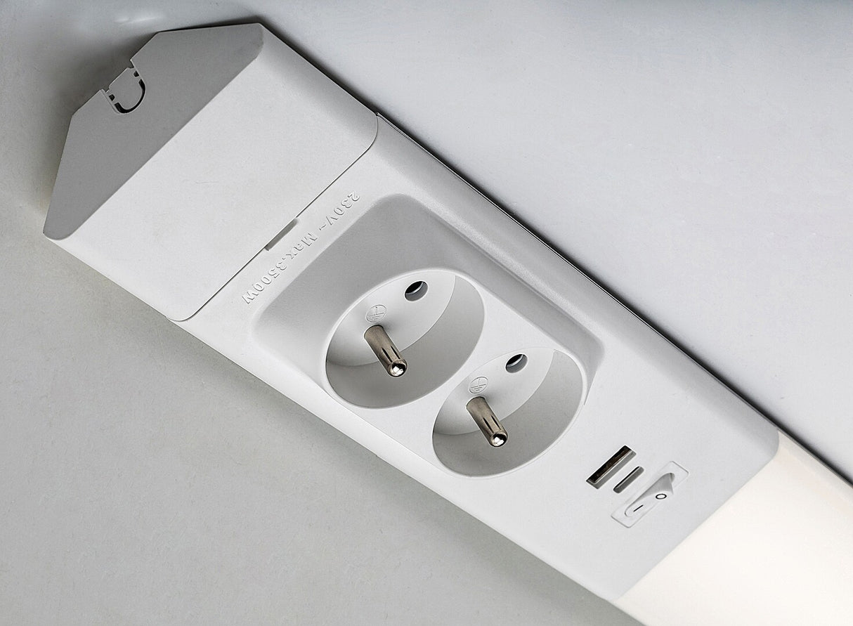 Corp led Bilal E, alb mat, LED 18W, 1750lm, 4000K, IP20, Rabalux, 78042