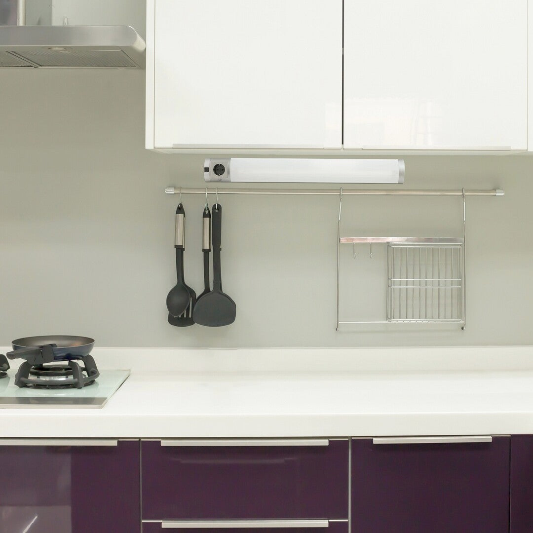 Aplica LED Soft2, argintiu, 8W, 450lm, 4000K, IP20, Rabalux, 78056