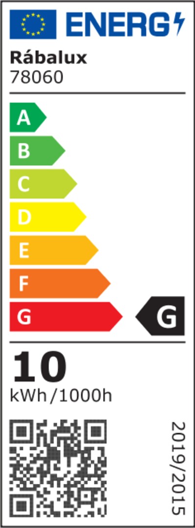 Corp led Easylight2, argintiu, LED 10W, 750lm, 4000K, IP20, Rabalux, 78060