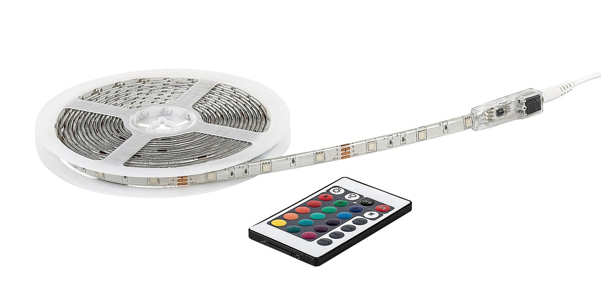 Banda led RGB cu telecomanda, completa, 19W, IP44, Rabalux 79022