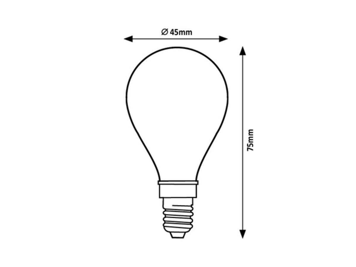 Bec Filament-LED, 6W, 850lm, E14, 3000K, Rabalux 79031
