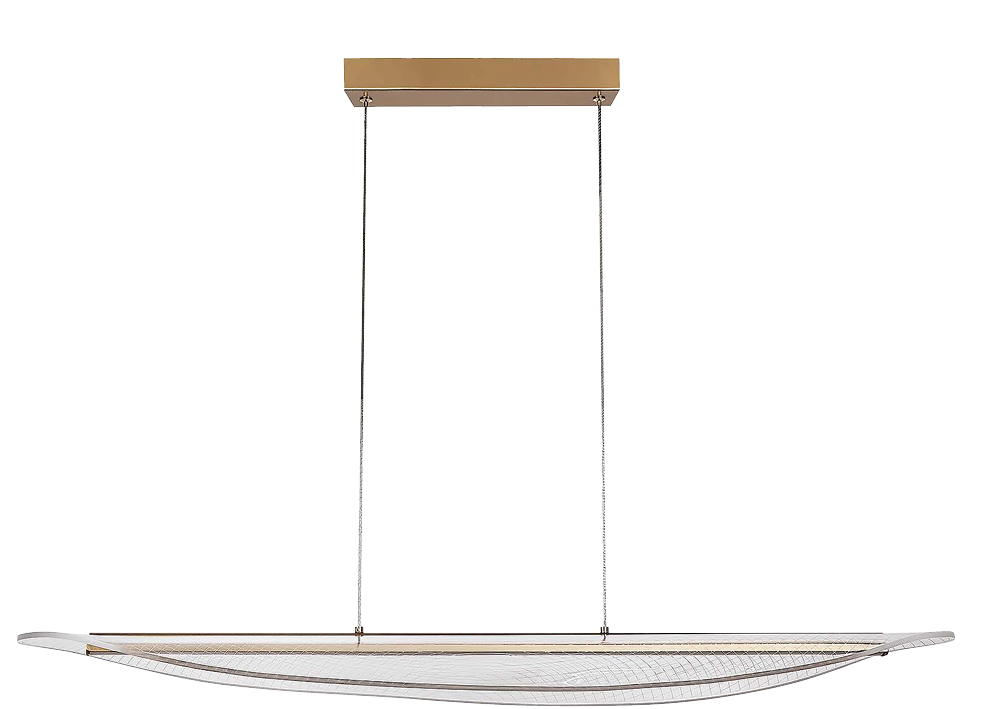 Lustra suspendata LED Zofrael, auriu  mat, 32W, 2450lm, 3000K, H.120cm, IP20, Rabalux, 72413