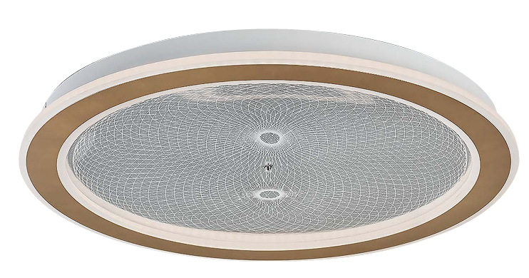 Plafoniera LED cu telecomanda Zofrael, auriu mat, 34W, 2400lm, 3000K-6500K, D.51cm, IP20, Rabalux, 71282