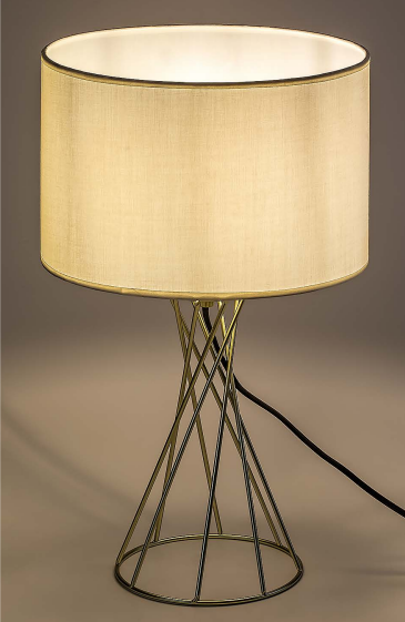 Veioza Nivra, auriu, 1xE27, H.50cm, IP20, Rabalux, 74081