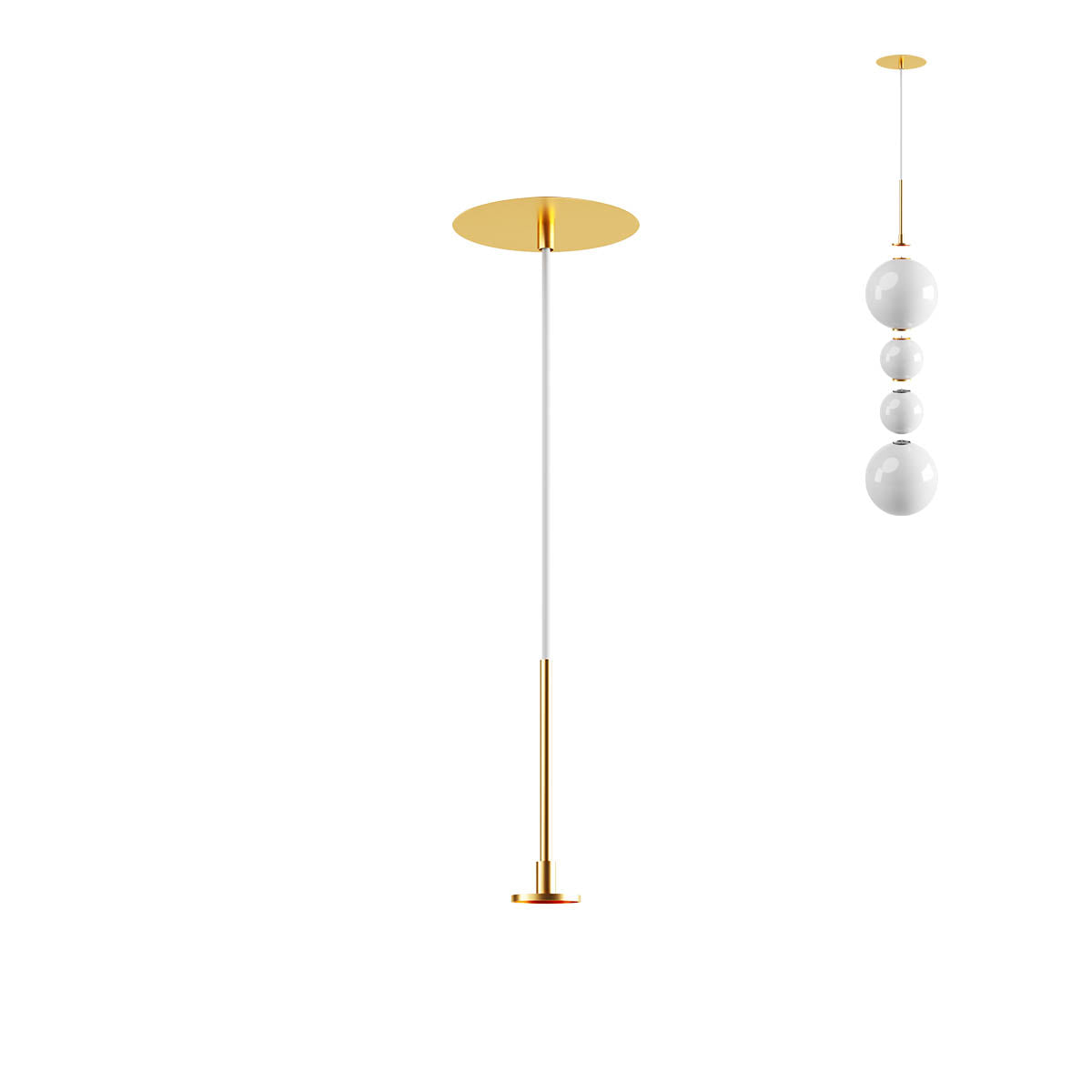 Kit lustra suspendata LED Bilia, alama, 30W, Redo, SKBR01BS