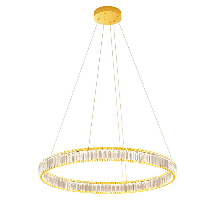 Lustra Akala, auriu, LED, 49W, 3626 lumeni, 3000K, D.80 cm, Incanti IAK PR L