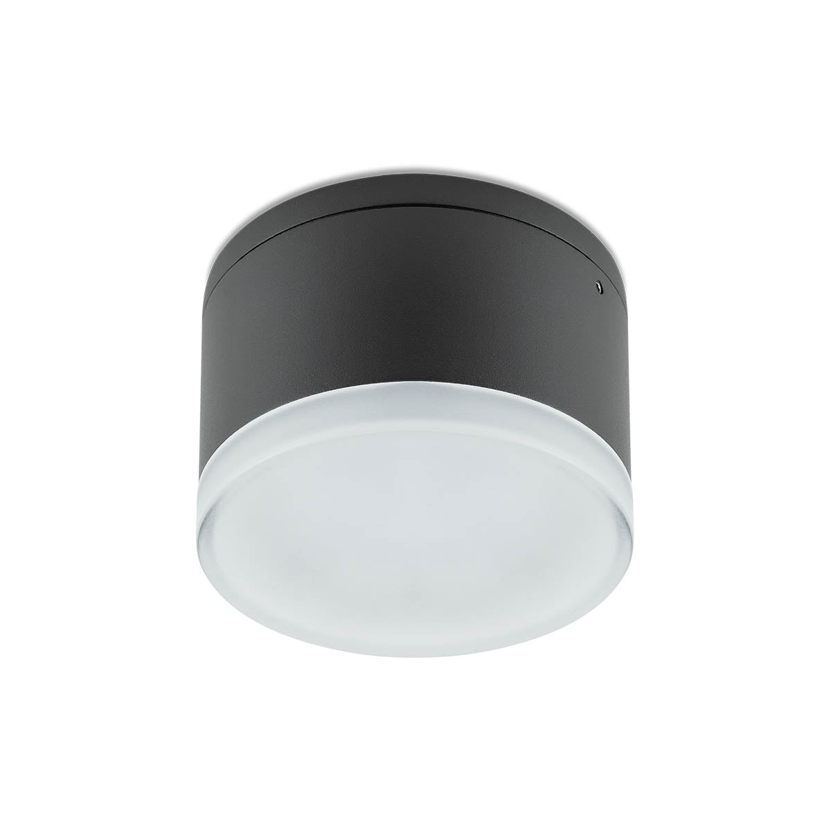 Plafoniera exterior LED Akron, gri inchis, 9W, 882lm, 3000K, IP54, Redo, 90107