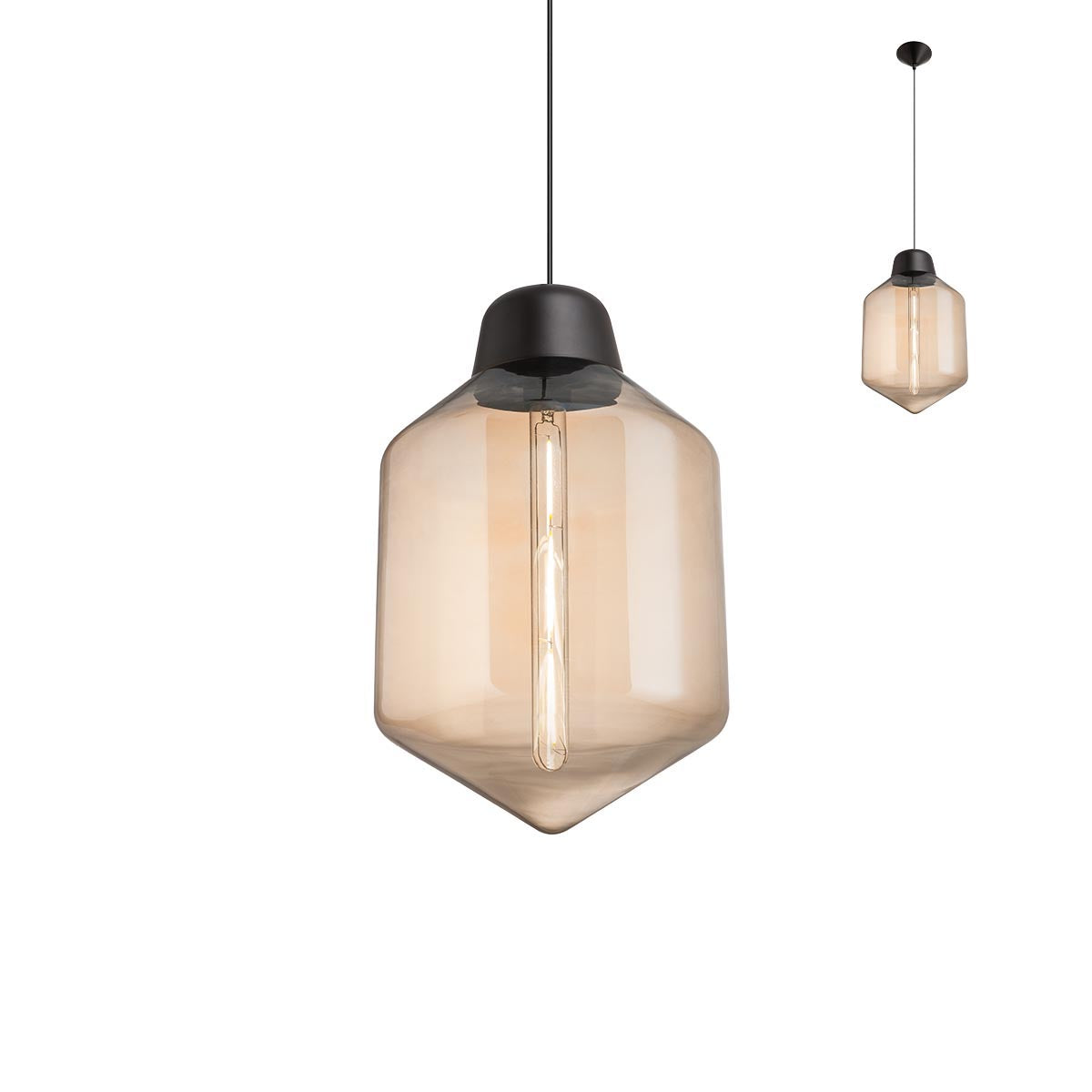 Lustra suspendata Amno, champagne, 1xE27, IP20, Redo, 01-1772