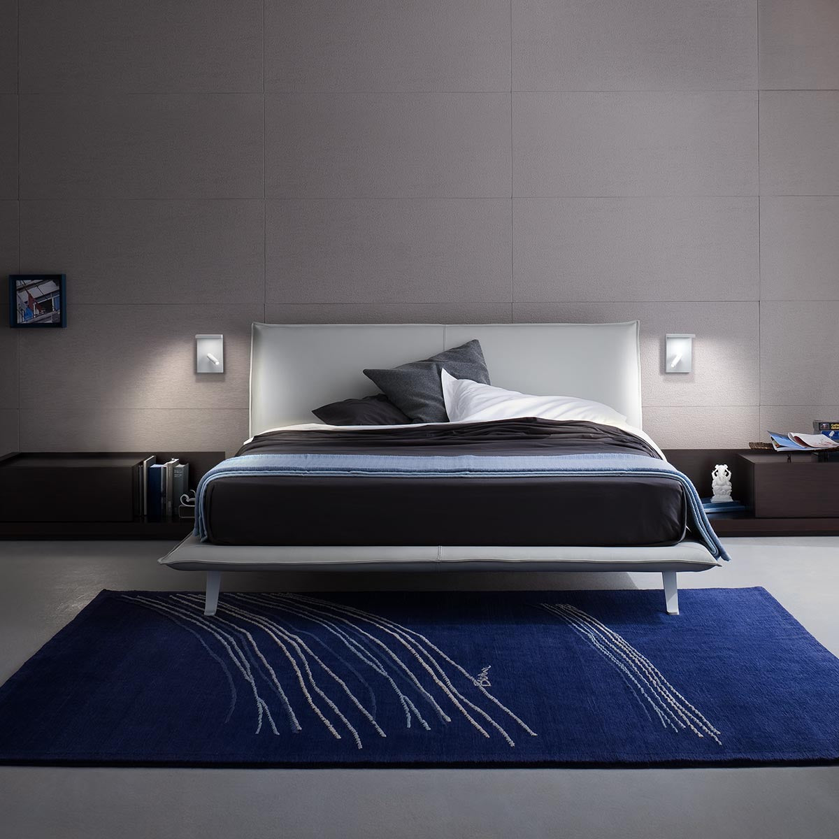 Aplica LED Agos, alb mat, 6W + 3W, 740 lm, 3000K, IP20, Redo, 01-1499