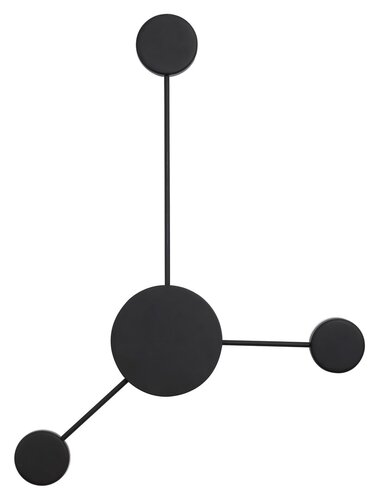 Aplica LED Amadeo, negru, 750lm, 10,5W, 4000K, Rabalux 6259