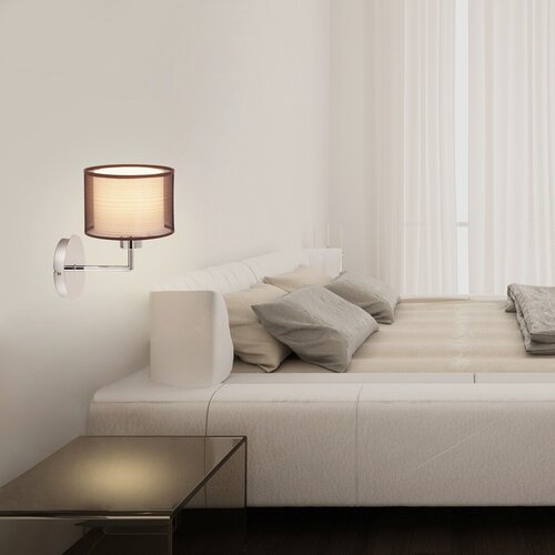 Aplica de perete Anastasia, crom, 1xE27, Rabalux 2628