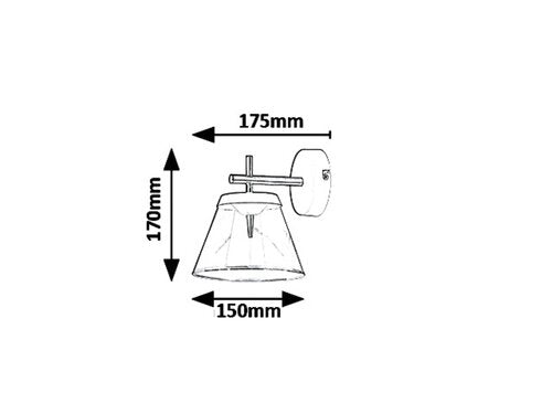 Aplica Aviana, alb, 480lm, LED 6W, 4000K, Rabalux 5029