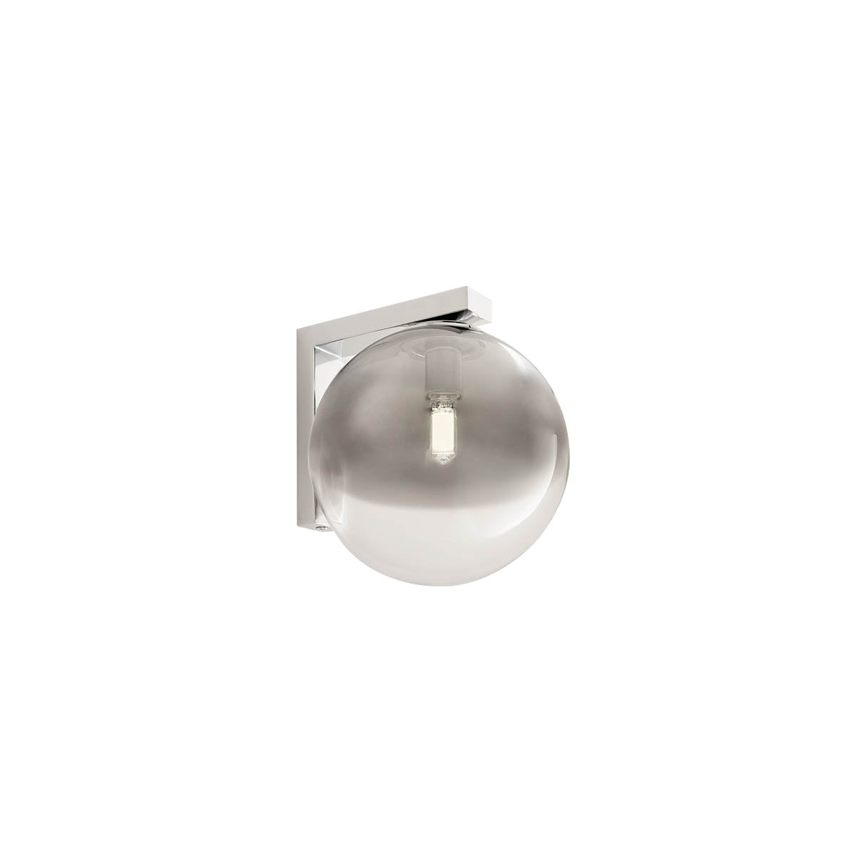 Aplica Berry, crom / fumuriu degrade, 1xG9, IP20, Redo, 01-2275