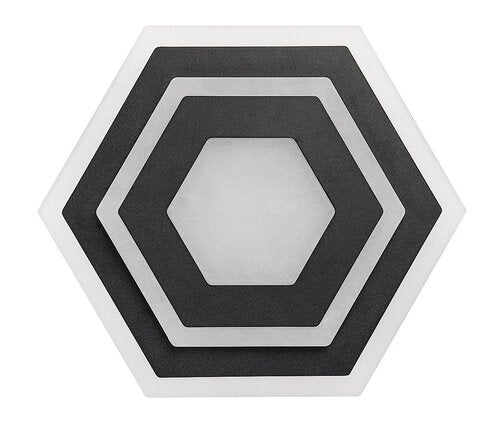 Plafoniera LED Bitsi, negru, 23W, 1000lm, 3000K+6000K, IP20, Rabalux, 71113