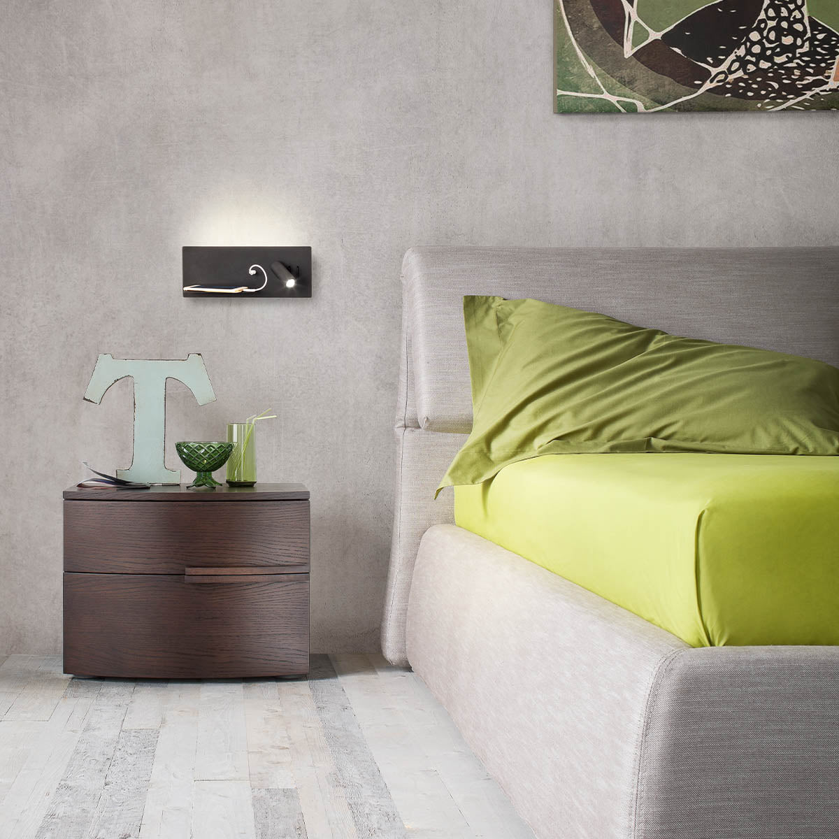 Aplica LED Brook, negru, 8W + 3W, 238 lm +1000 lm, 3000K, IP20, Redo, 01-2985