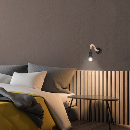 Aplica Daryl, negru, E27 , Rabalux 5270