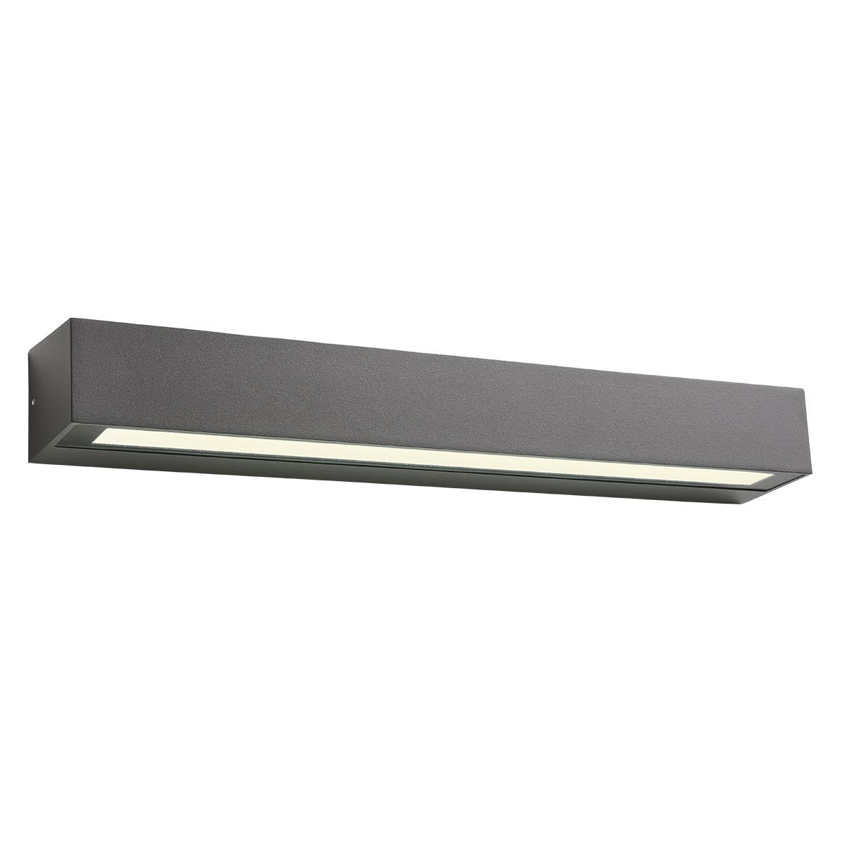Aplica LED exterior Aroos, gri inchis, 16W, 1370lm, 3000K, IP65, Redo, 90254
