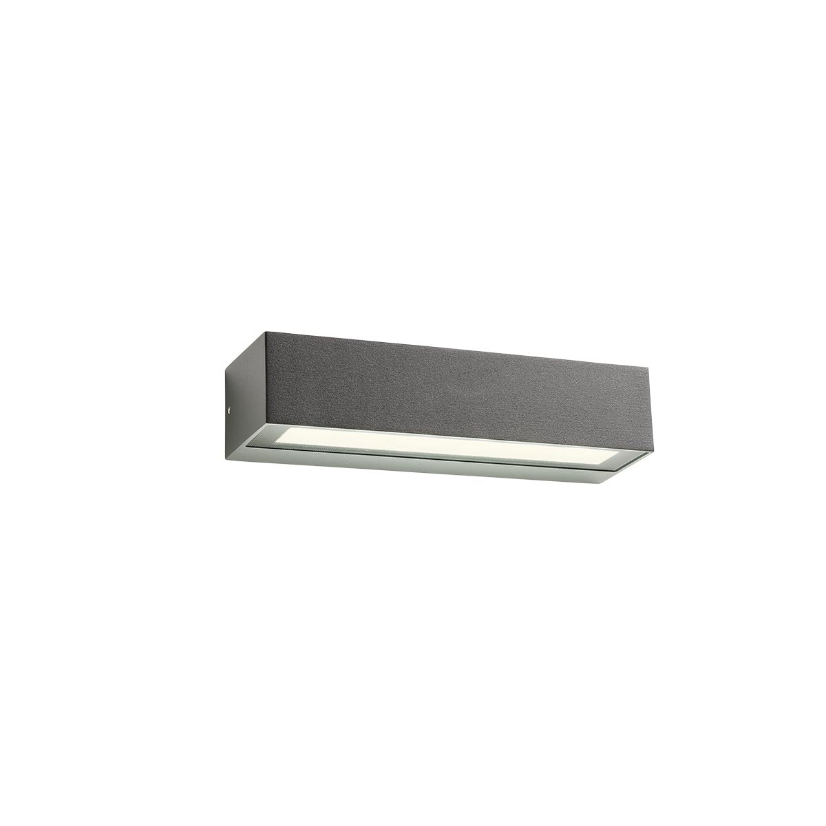 Aplica LED exterior Aroos, gri inchis, 6.5W, 710lm, 3000K, IP65, Redo, 90248