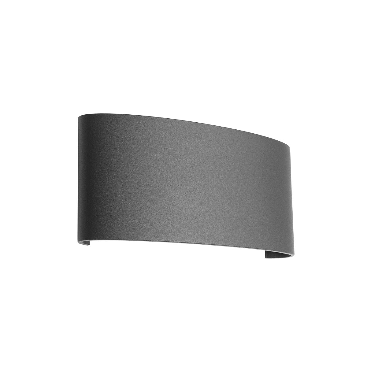 Aplica LED exterior Fabo gri inchis, 6W, 614lm, 3000K, IP54, Redo, 90226