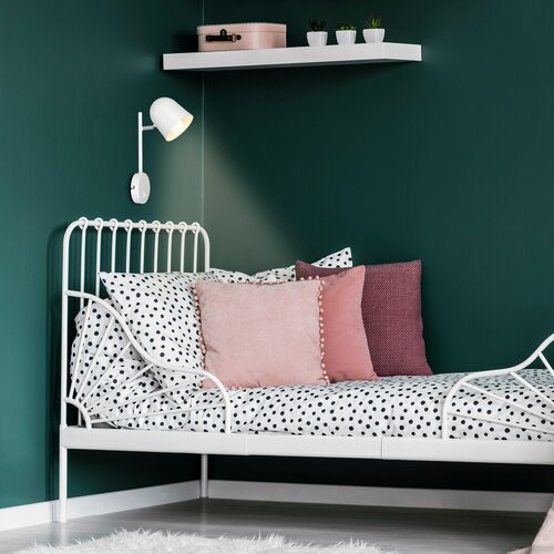 Aplica Egon, alb mat, 1xE14 , Rabalux 5243