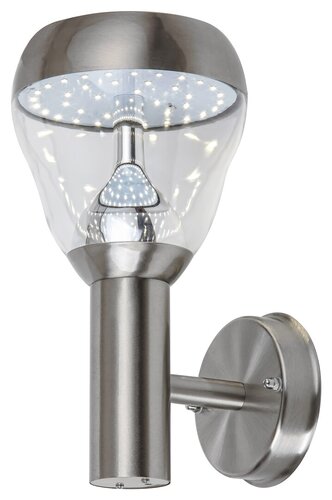 Aplica LED exterior Amalfi, crom satin, 8W, 760lm, 4000K, IP44, Rabalux, 7919