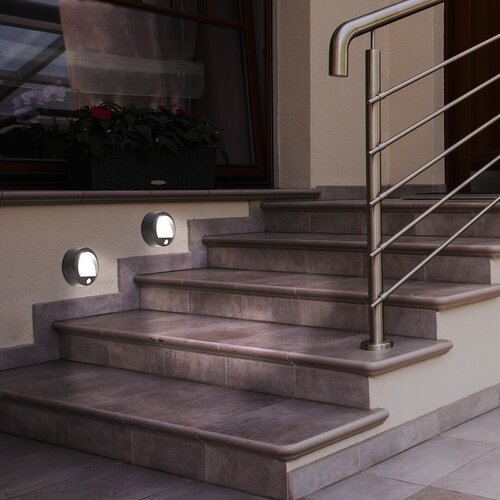 Aplica LED exterior Amarillo, negru, 1.5W, 50lm, 3000K, IP44, Rabalux, 7969