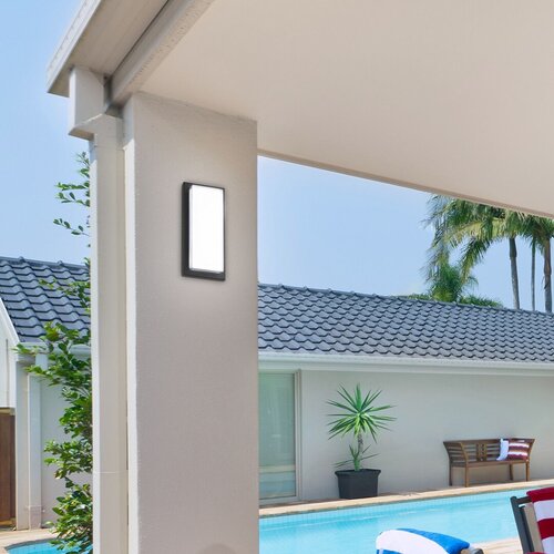 Aplica LED exterior Andorra, negru, 12W, 680lm, 4000K, IP54, Rabalux, 8830