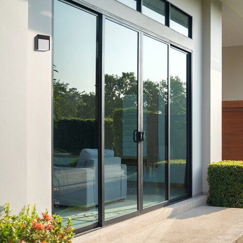 Aplica LED exterior Balimo, negru mat, 12W, 560lm, 4000K, IP54, Rabalux, 7476