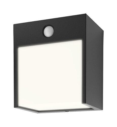 Aplica LED exterior Balimo, negru mat, 12W, 560lm, 4000K, IP44, Rabalux, 7478