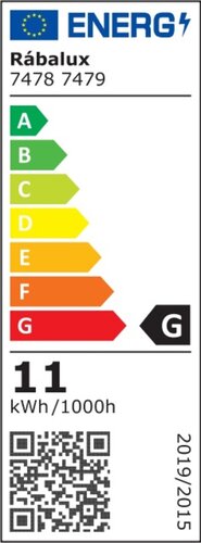 Aplica LED exterior Balimo, negru mat, 12W, 560lm, 4000K, IP44, Rabalux, 7478