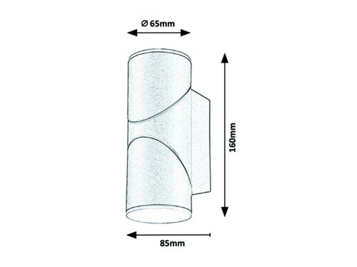 Aplica LED exterior Belfast, antracit, 12.9W, 620lm, 3000K, IP65, Rabalux, 7904
