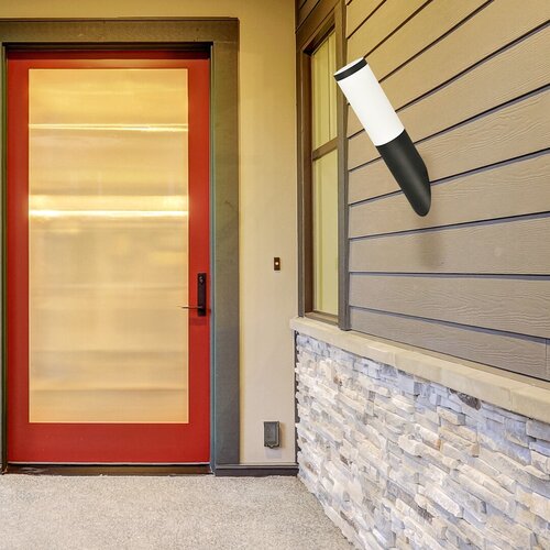 Aplica exterior Black torch, negru mat, 1xE27, IP44, Rabalux, 8145