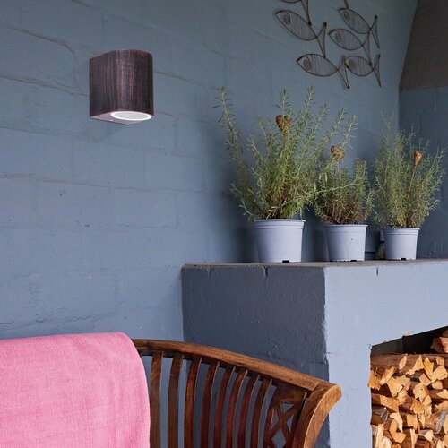 Aplica exterior Chile, maro antic, 1xGU10, IP44, Rabalux, 8018