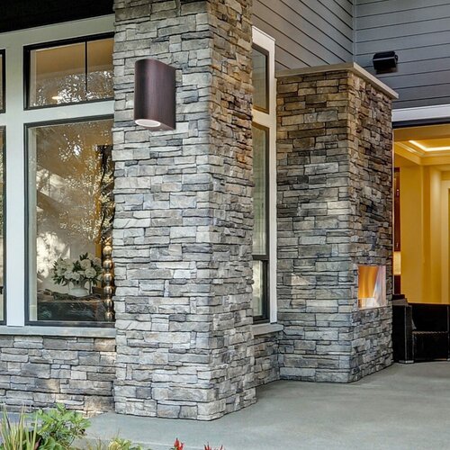 Aplica exterior Chile, maro antic, 2xGU10, IP44, Rabalux, 8019