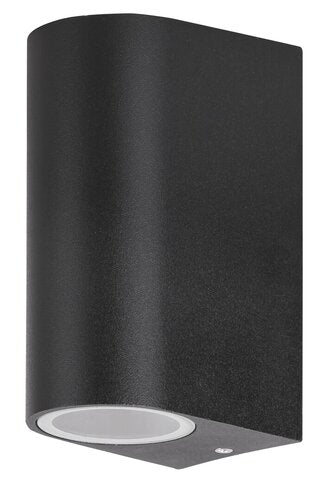 Aplica exterior Chile, negru, 2xGU10, IP44, Rabalux, 8030