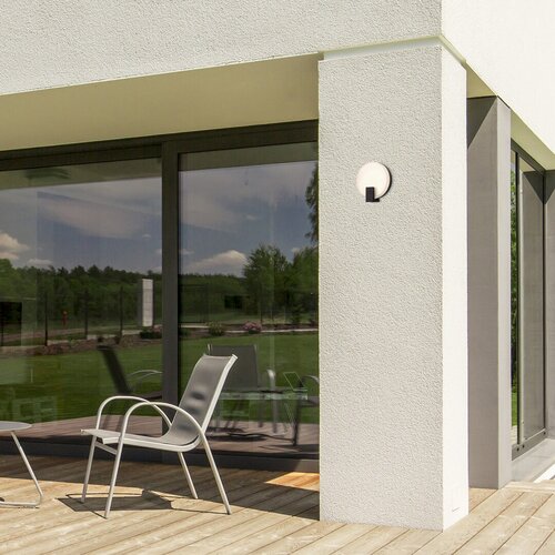 Aplica LED exterior Cyprus, negru, 10W, 790lm, 3000K, IP44, Rabalux, 7074