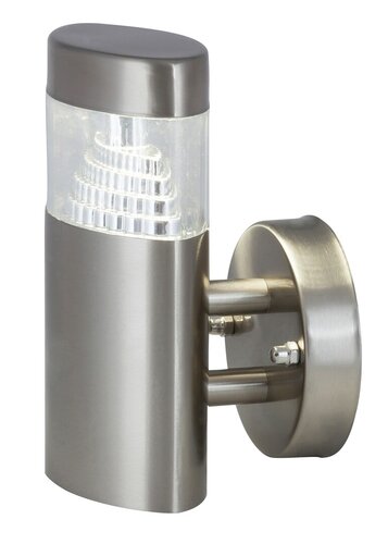 Aplica LED exterior Detroit, crom satin, 6W, 450lm, 4000K, IP44, Rabalux, 8142